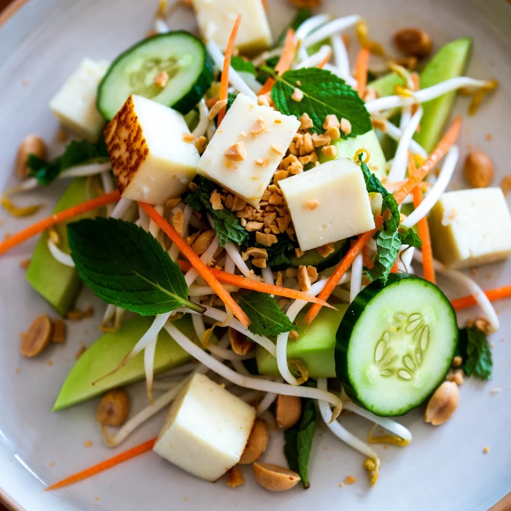 Cambodian Salad with Tomme du Bokor
